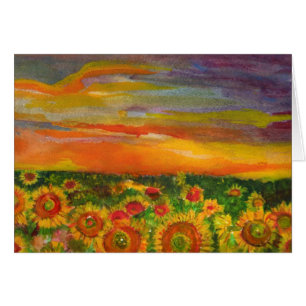Sunflower Sunset