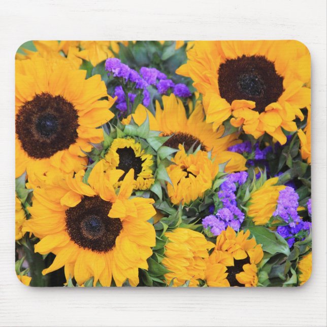 Sunflower Sunshine Mouse Pad (Front)
