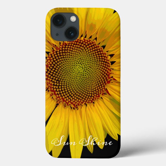 SUNFLOWER SUNSHINE PHOTO IPHONE CASE 13 (Back)