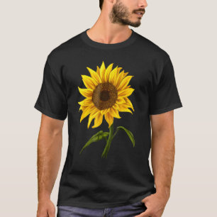Sunflower Sunshine Watercolor Flower beautiful flo T-Shirt