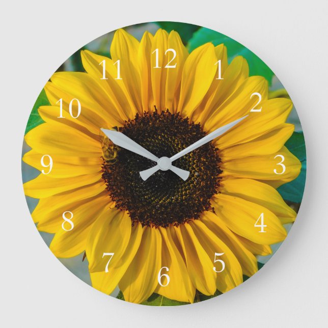 Sunflower Supreme Large Clock (Front)