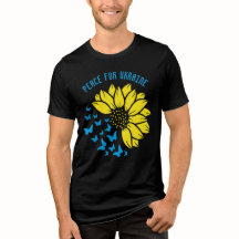 Sunflower symbol of Peace. Peace for Ukraine. 