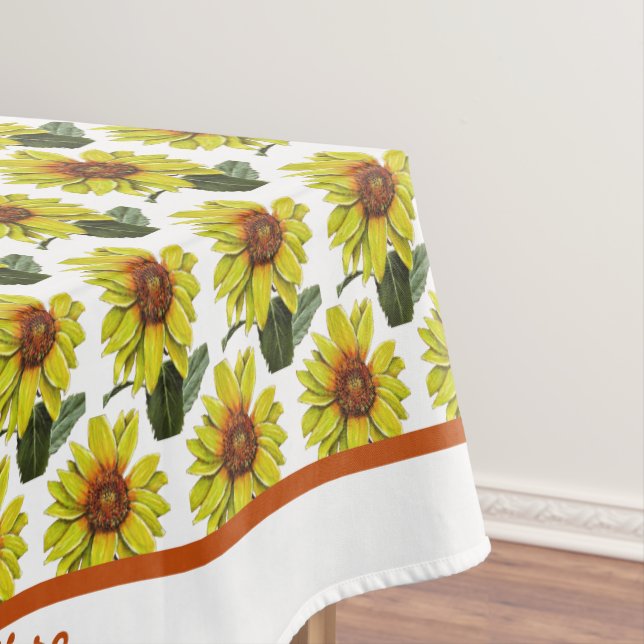 Sunflower Tablecloth (In Situ)