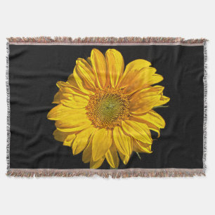 Sunflower tbcn throw blanket