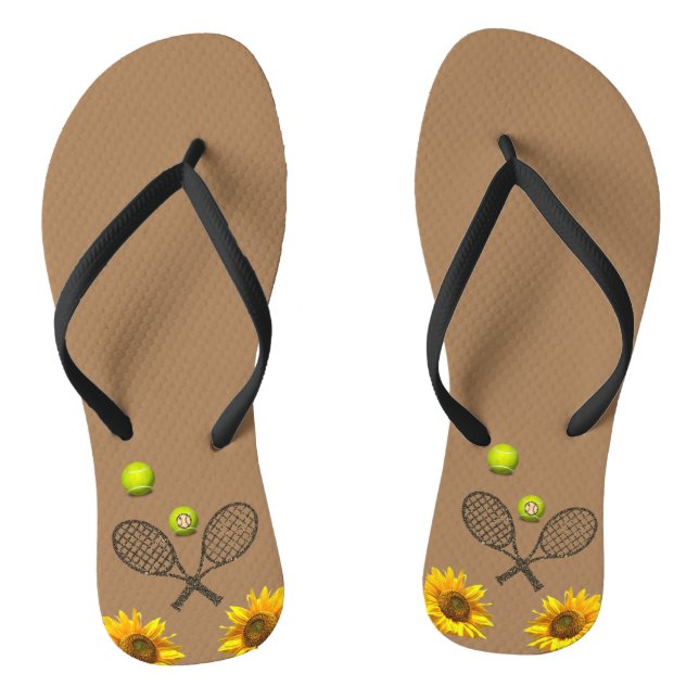 Sunflower Tennis Flip Flops (Footbed)