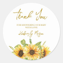 Sunflower | Thank You Baby Shower