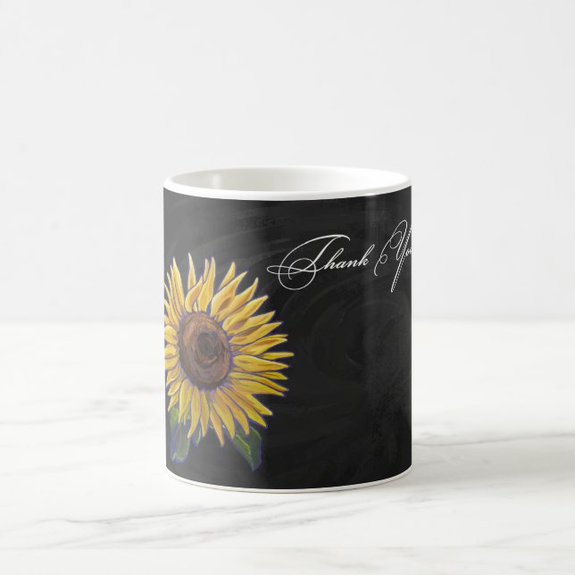 Sunflower Thank You Coffee Mug (Center)