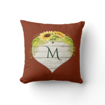 Sunflower Theme Pillow