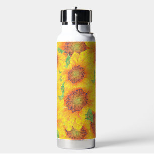 Sunflower Themed Hot or Cold use Water Bottle