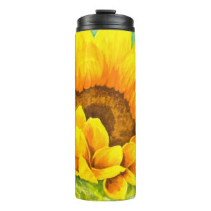 Sunflower Thermal Tumbler