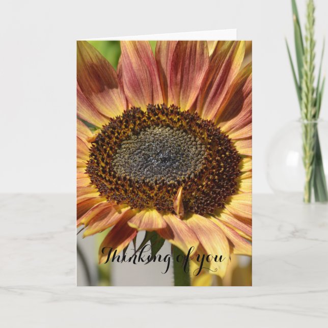 Sunflower Thinking of You Card (Front)