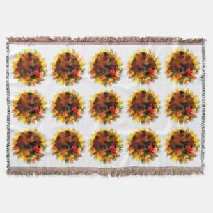 SUNFLOWER THROW BLANKET