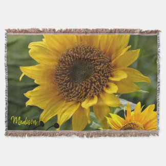 Sunflower Throw Blanket
