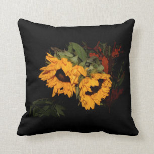 Sunflower Throw Pillow