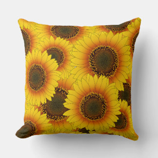 Sunflower Throw Pillow