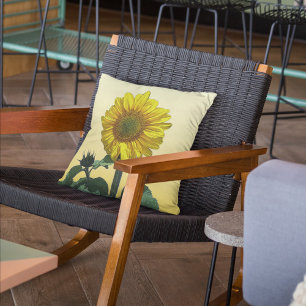 Sunflower  throw pillow