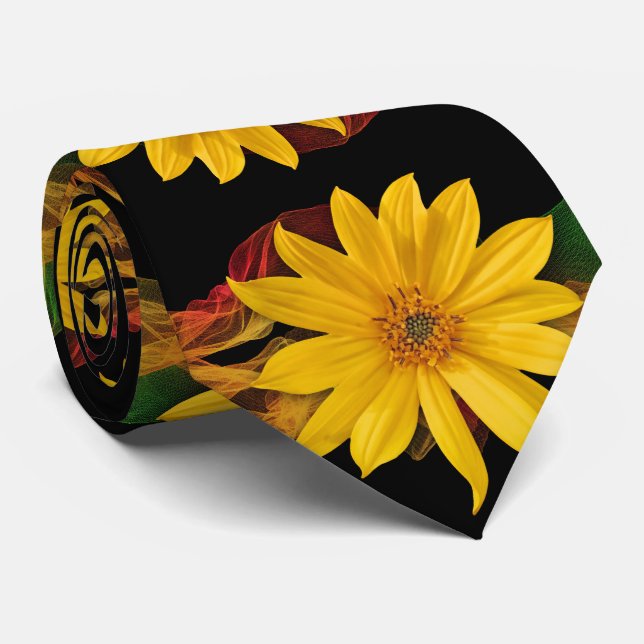 SUNFLOWER TIE (Rolled)