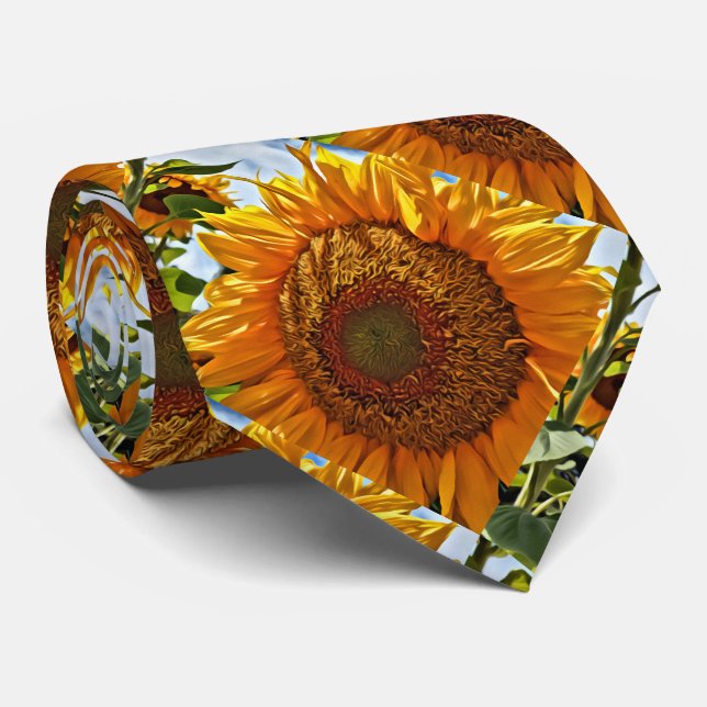 Sunflower Tie (Rolled)