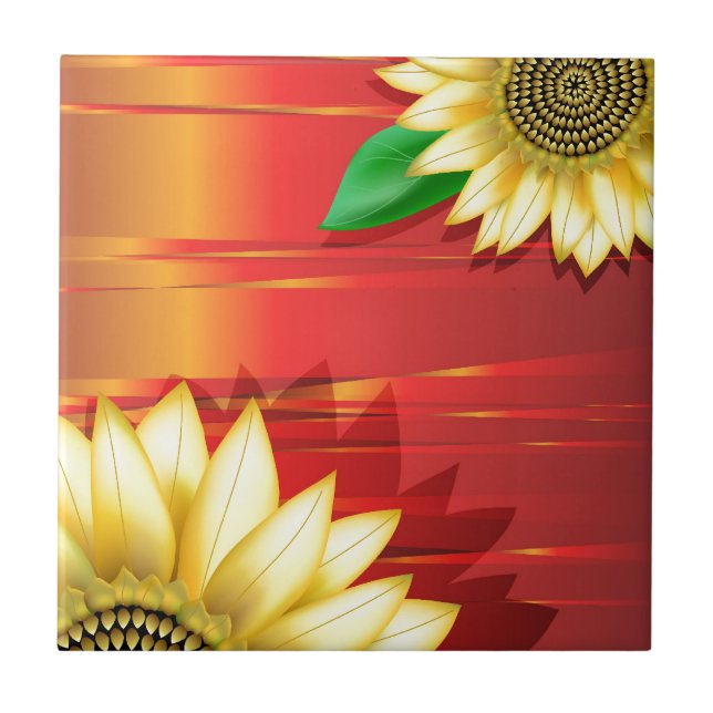 Sunflower Tile (Front)