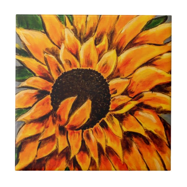 Sunflower Tile (Front)