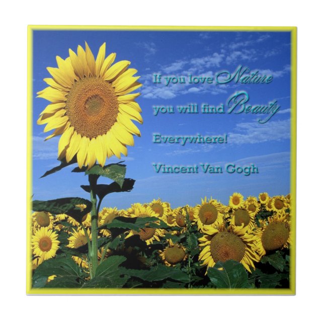 Sunflower Tile (Front)