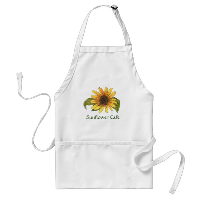 Sunflower to Personalize or Customize Standard Apron (Front)