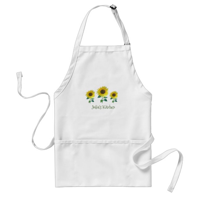 Sunflower to Personalize or Customize Standard Apron (Front)