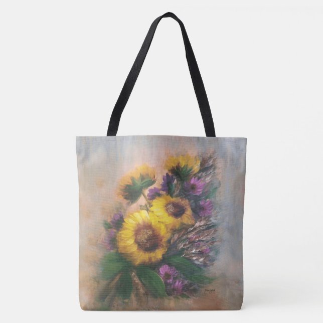 Sunflower tote bag (Front)