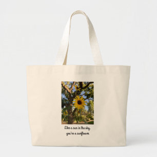 Sunflower Tote Bag – "Like a Sun in the Sky"