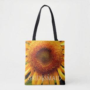 Sunflower tote for the Bridesmaid Bag