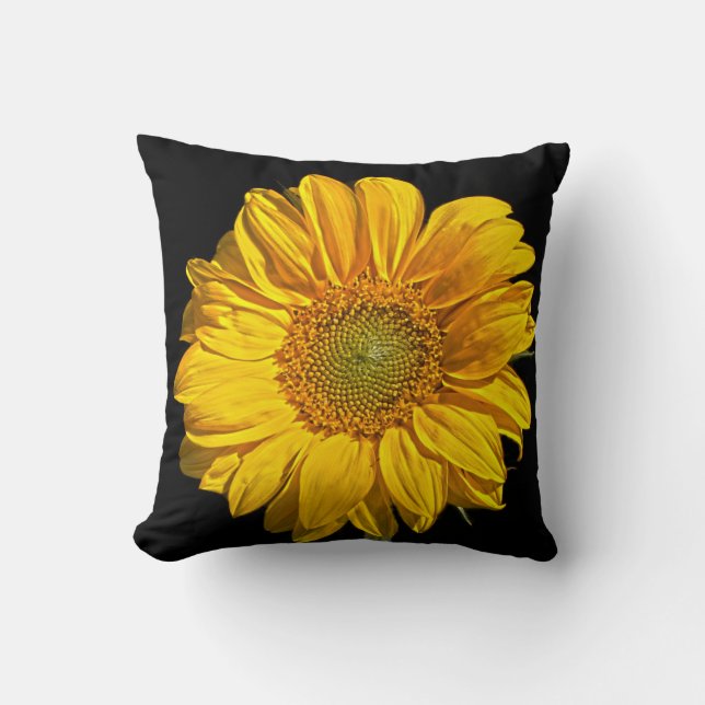 Sunflower tpcna throw pillow (Front)