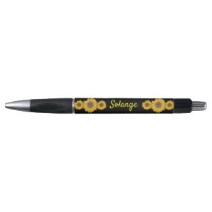Sunflower trio -personalized  pen