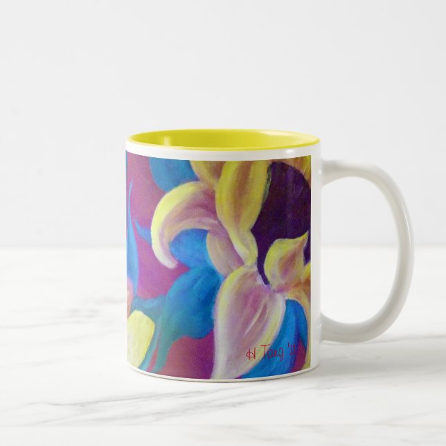 sunflower Two-Tone coffee mug (Right)