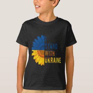 Sunflower Ukraine Flag Shirts I Stand With Ukraine