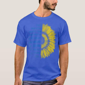 Sunflower Ukraine Flag Take These Seeds, Stand Wit T-Shirt
