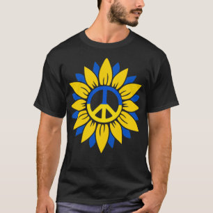 Sunflower Ukraine Ukrainian Flag Ukraine Flag Prid T-Shirt