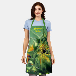 Sunflower Unfolding  Personalized Apron