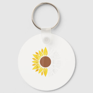 Sunflower Unity Day Orange Anti Bullying Be Kind U Keychain