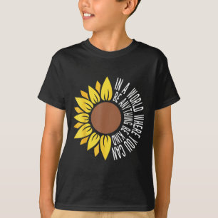 Sunflower Unity Day Orange Anti Bullying Be Kind U T-Shirt
