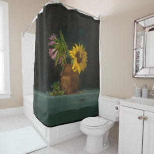 Sunflower Vintage Floral Still Life Fine Art