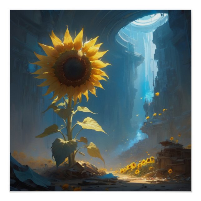 sunflower wall art (Front)
