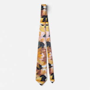 Sunflower Watercolor Design Tie