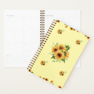 Sunflower Watercolor – Floral Graphic Planner