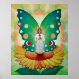 Sunflower Wedded to the Sun Poster