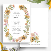 Sunflower Wedding