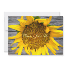 Sunflower Wedding Postwood Grey III