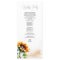 Sunflower Wedding Program - Rustic