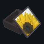 Sunflower Wedding Thank You Gift Box<br><div class="desc">Sunflower gift box for saying thank you to your friends for being your bridesmaid and/or maid of honour at your wedding. This box can be used as a trinket box that your friends can keep as a keepsake of your wedding. You can even include a little gift within the gift...</div>