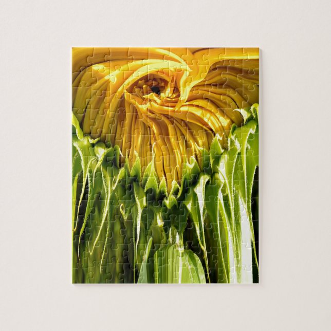 Sunflower Whirl Jigsaw Puzzle (Vertical)