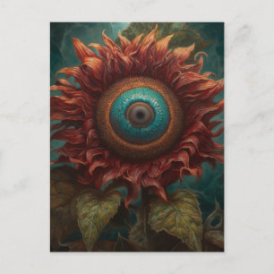 Sunflower With An Eye Postcard